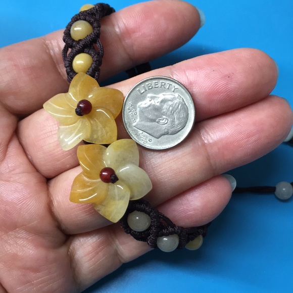 🖤Jade flower bracelet - Picture 10 of 13